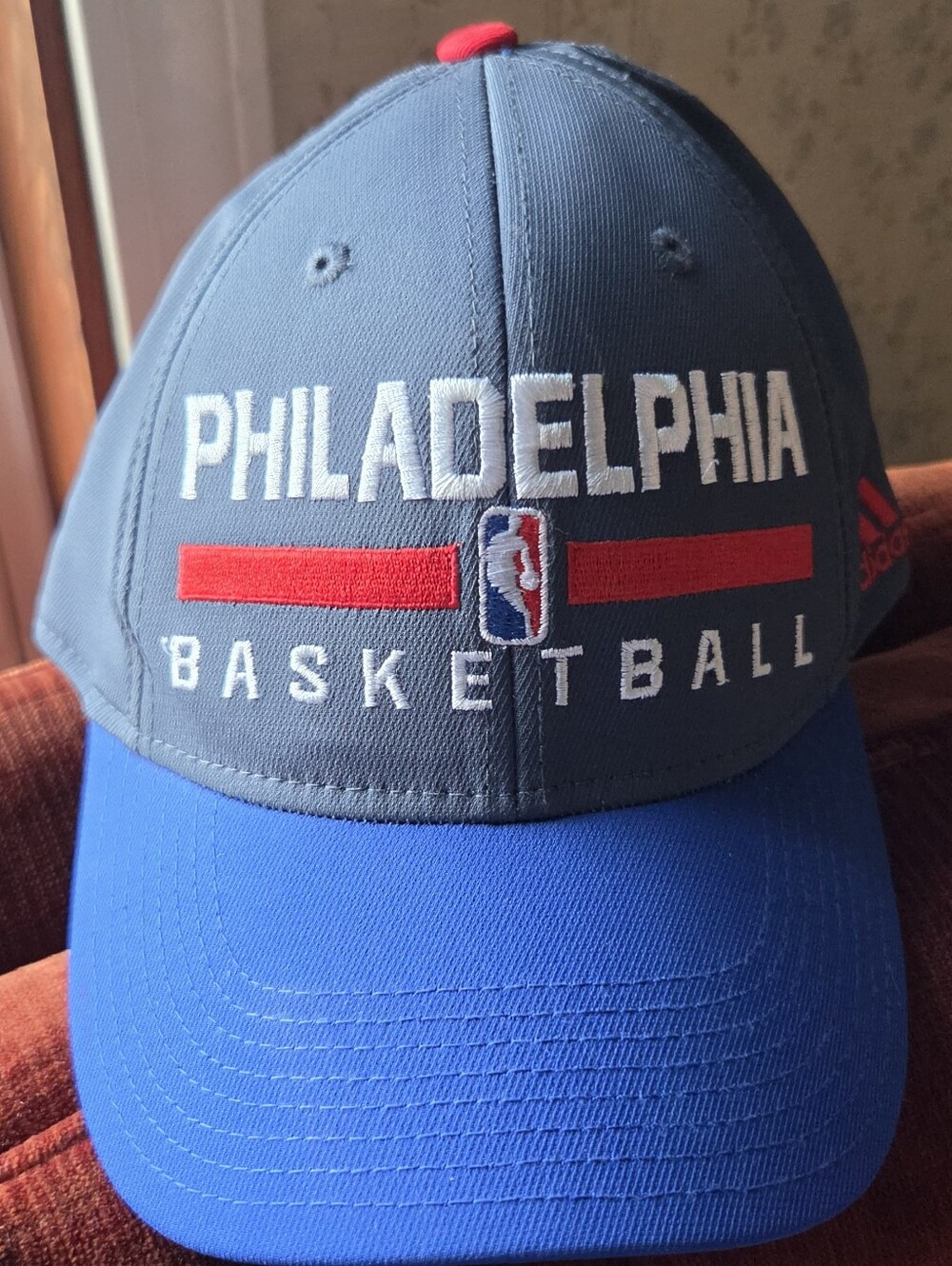adidas Philadelphia 76ers NBA Basketball Cap, S/M